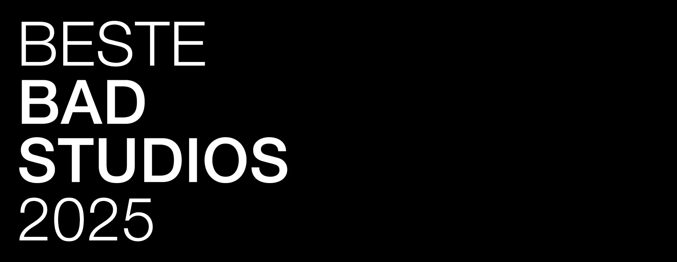 Logo Beste Badstudios 2025