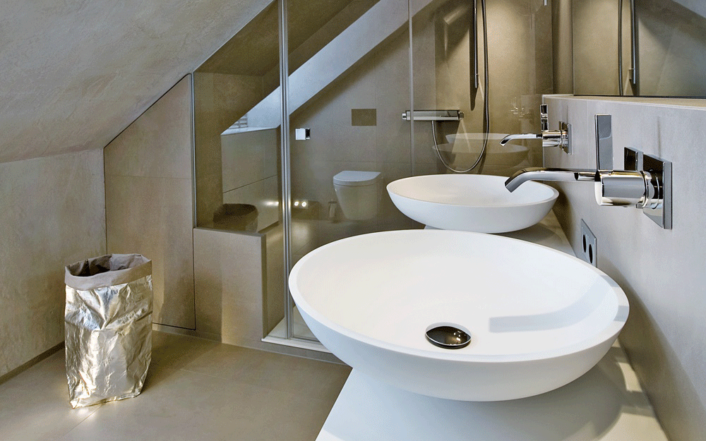 Kleines Badezimmer von Hansgrohe