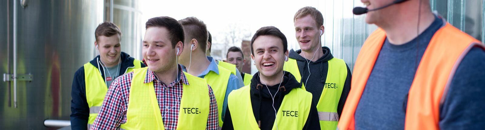Azubis Betriebsbesuch TECE