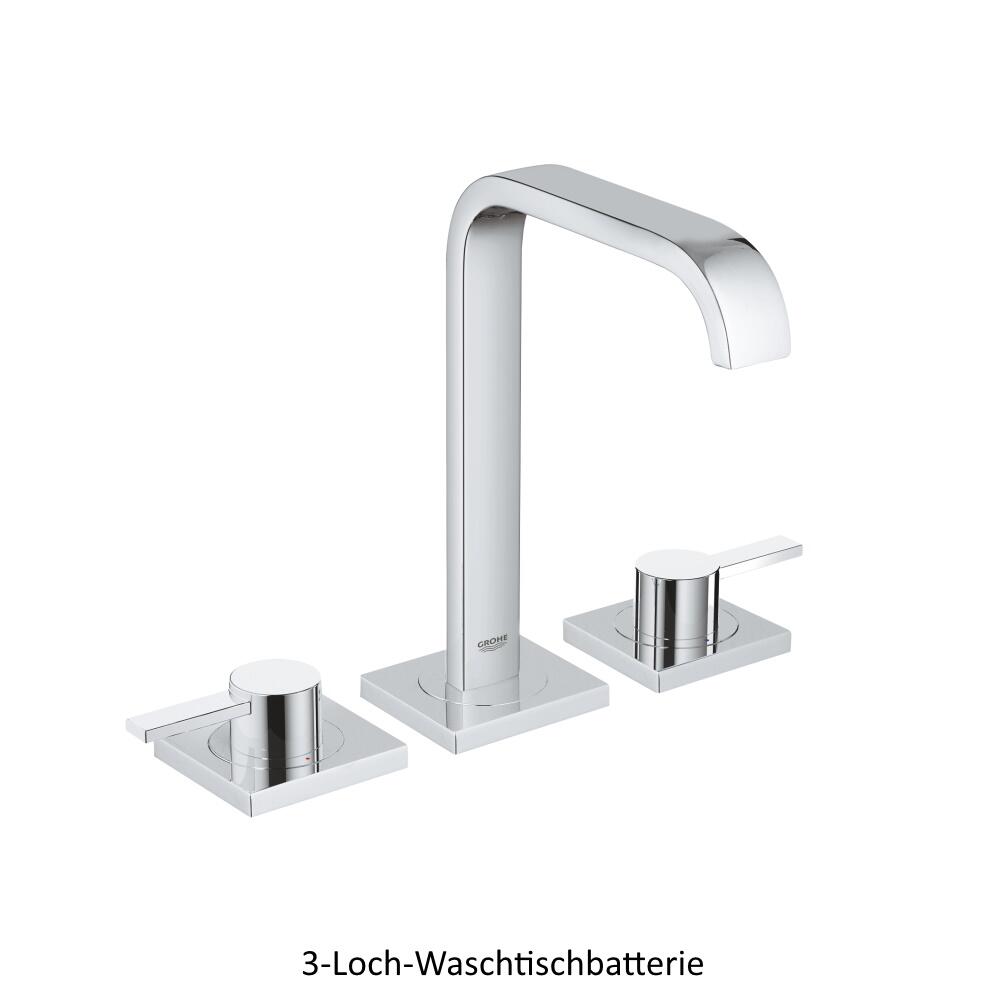  Allure Waschtischarmatur 3-Loch Freisteller